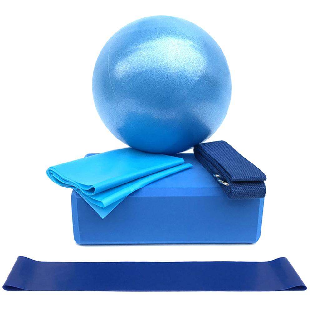 Yoga Ball and Block Set