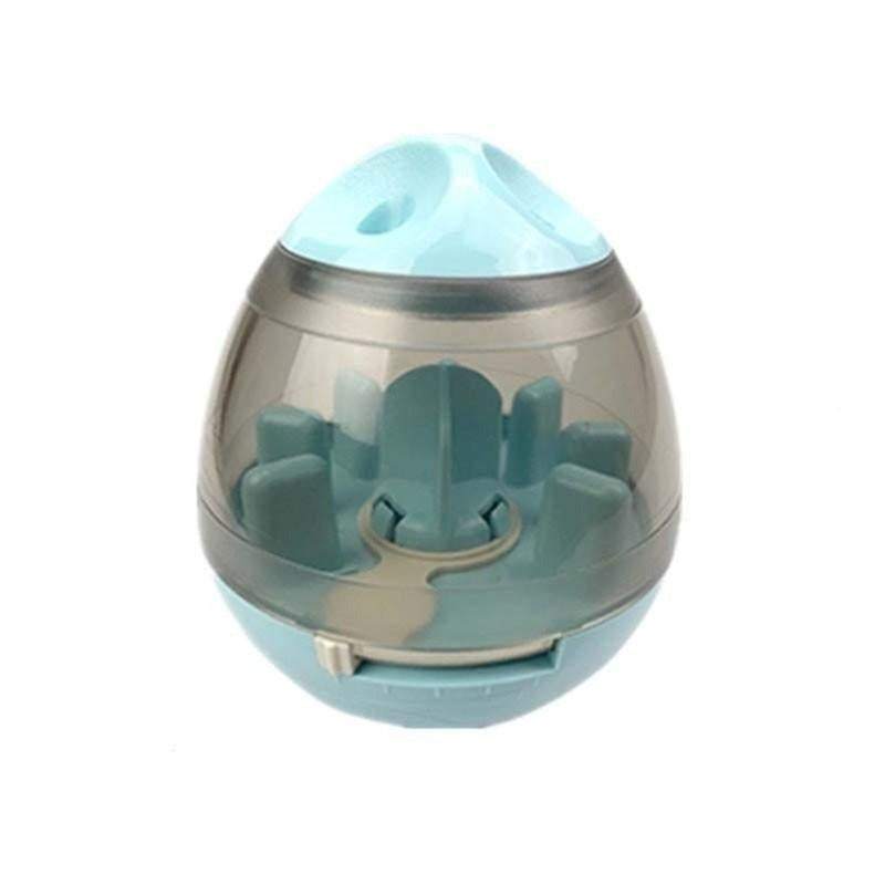 Interactive Pet Treat Ball food dispenser toy for pets, adjustable treat opening, durable non-toxic plastic, keeps pets active and entertained